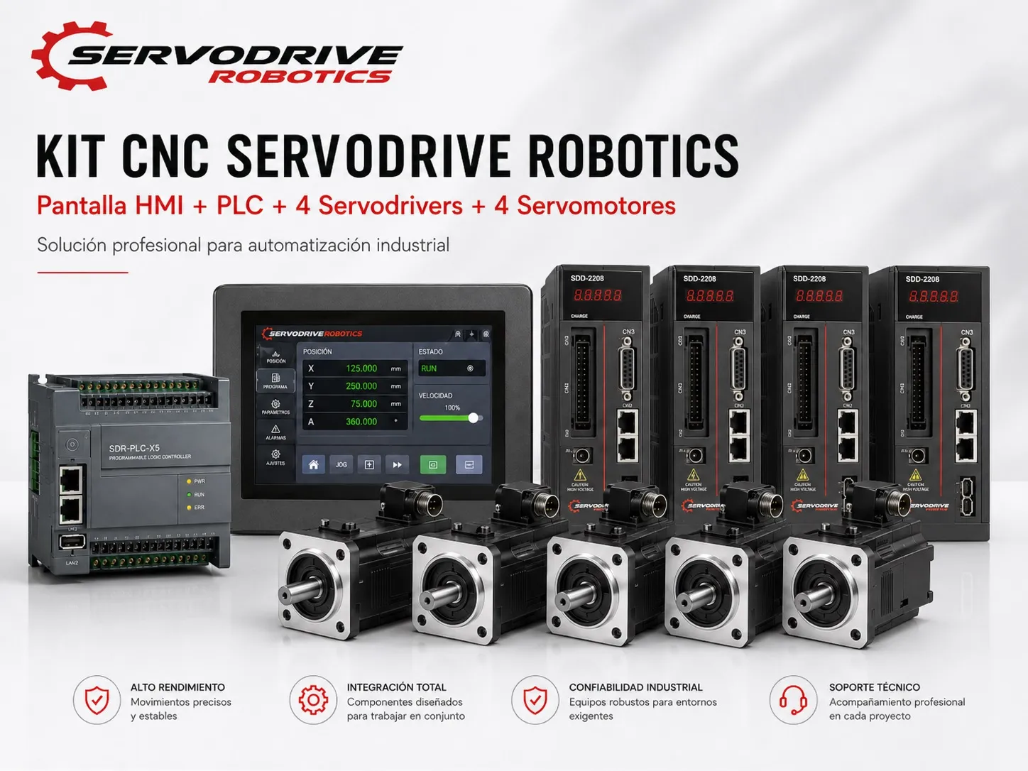 Kit servomotor y servodriver