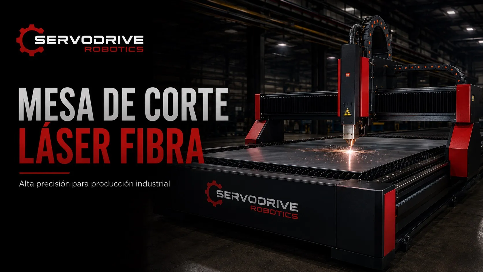 Mesa de corte láser fibra