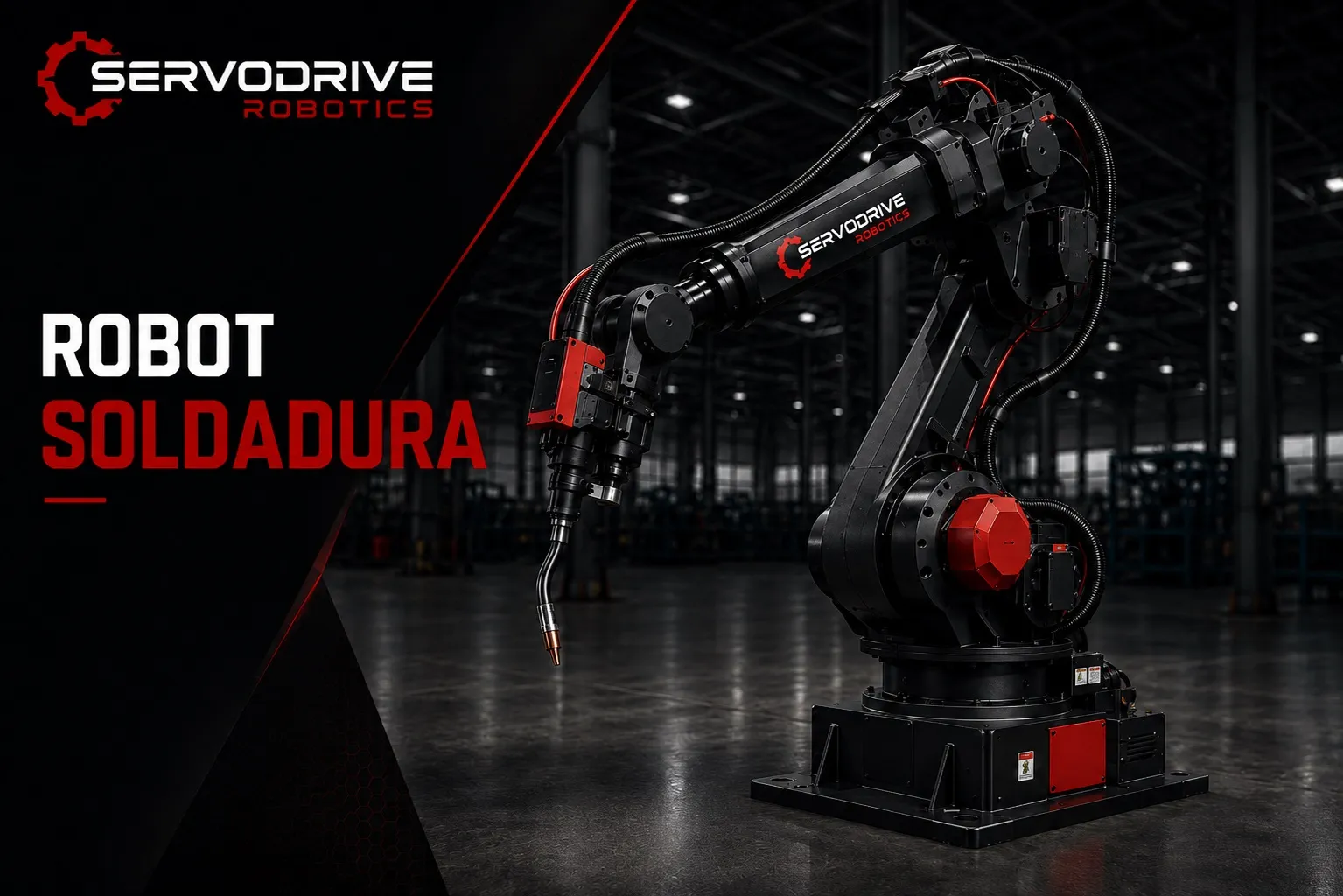 Brazo robótico de soldadura